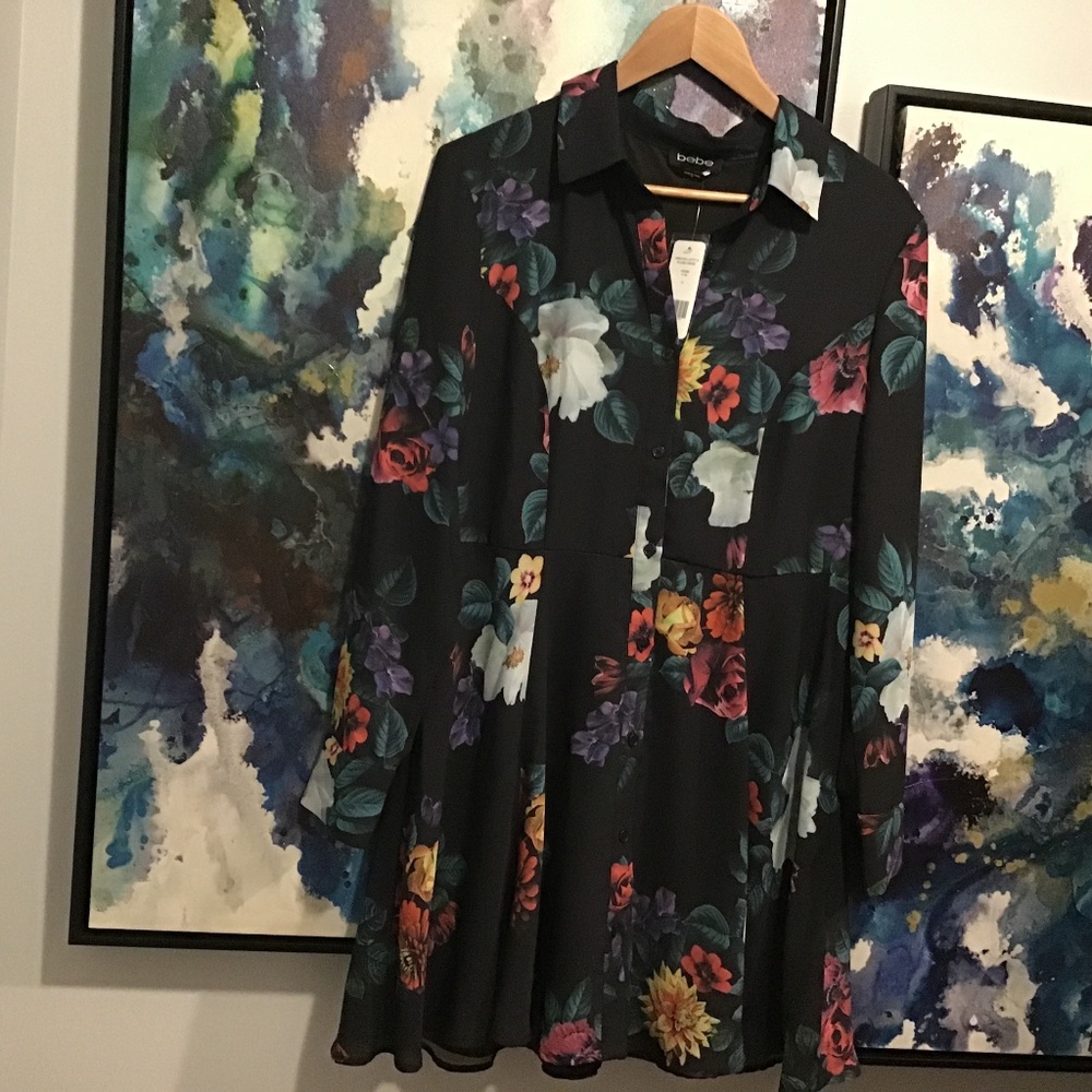 Printed Fit Flare Dress